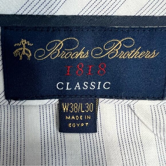 Brooks Brothers REDA 1865 Wool Dress Flat Front Trousers Size 38 - Picture 5 of 10